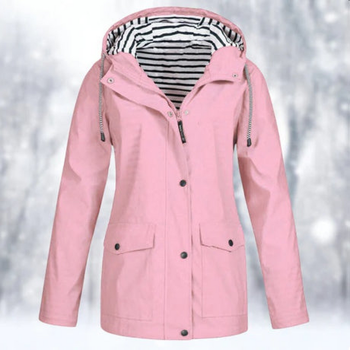 Women's lightweight rain & wind protection jacket. Ideal for spring/fall outdoor wear, all sizes.