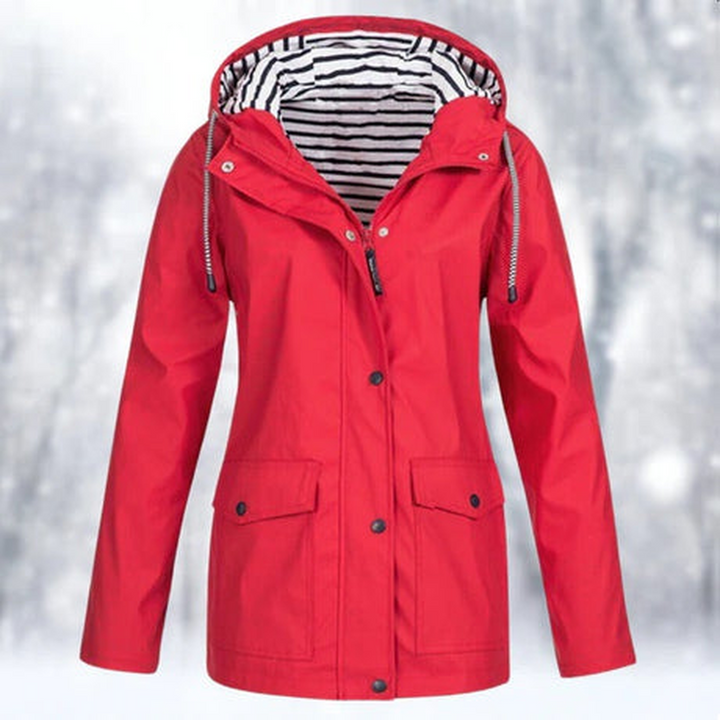Breathable women's spring/fall jacket. Windproof & waterproof, perfect for daily outdoor wear and layering.