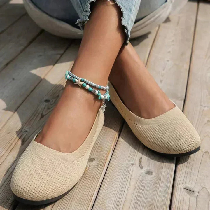 Lightweight women's summer footwear with superior comfort & orthopedic support for active walking.