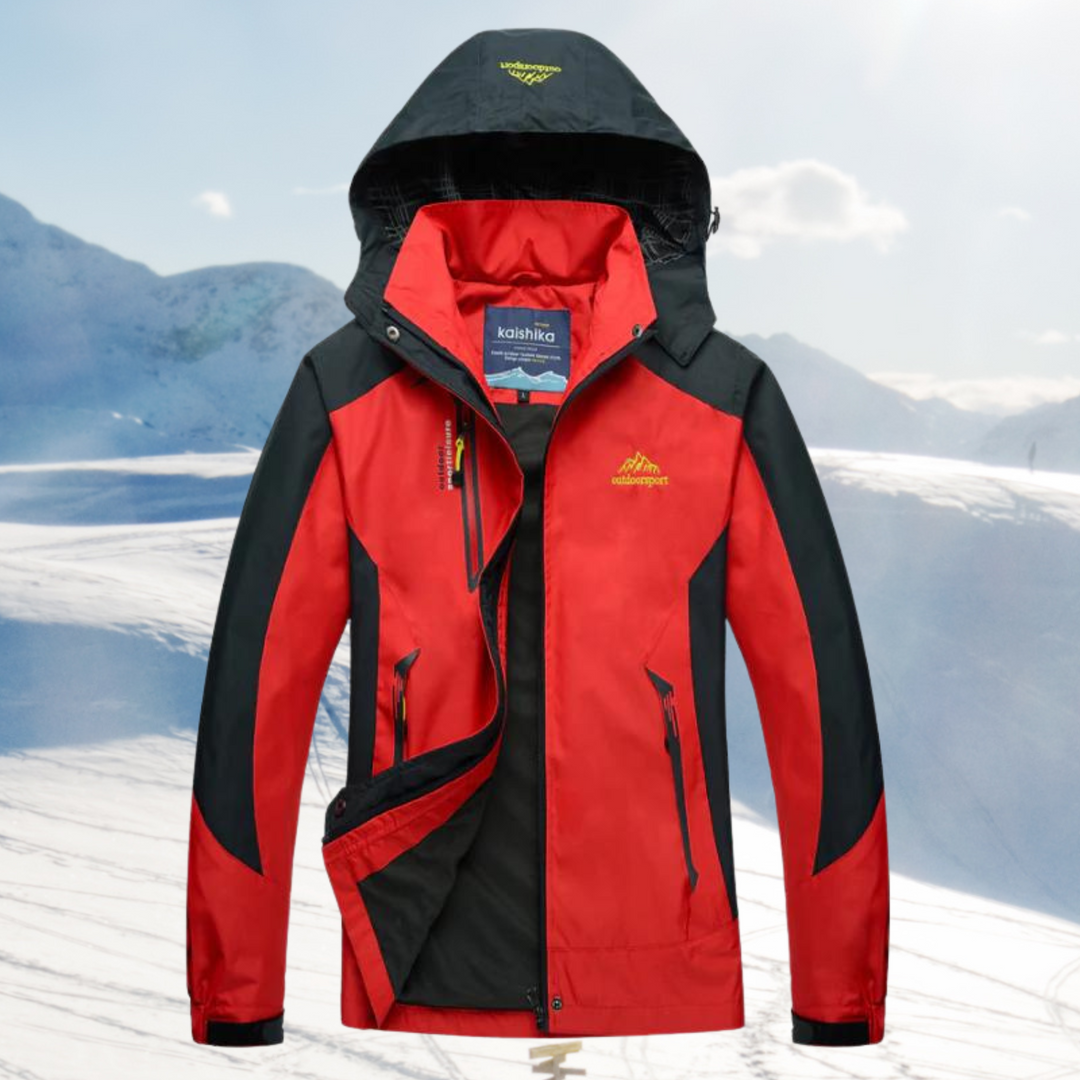 Women's all-weather outdoor jacket, wind-resistant & water-resistant for versatile use.