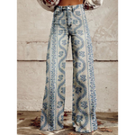 Blue Patterned
