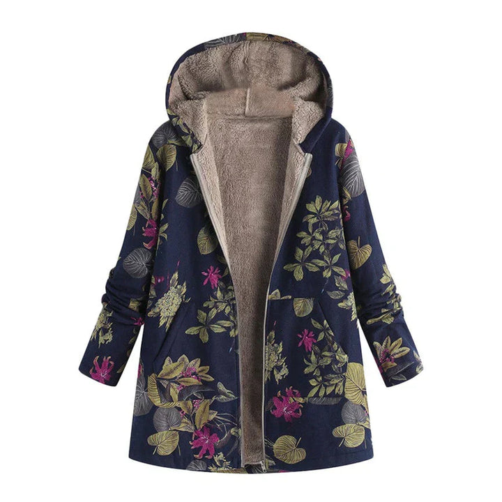 Stylish women's hooded long spring jacket for daily wear, featuring practical pockets & a lightweight design.