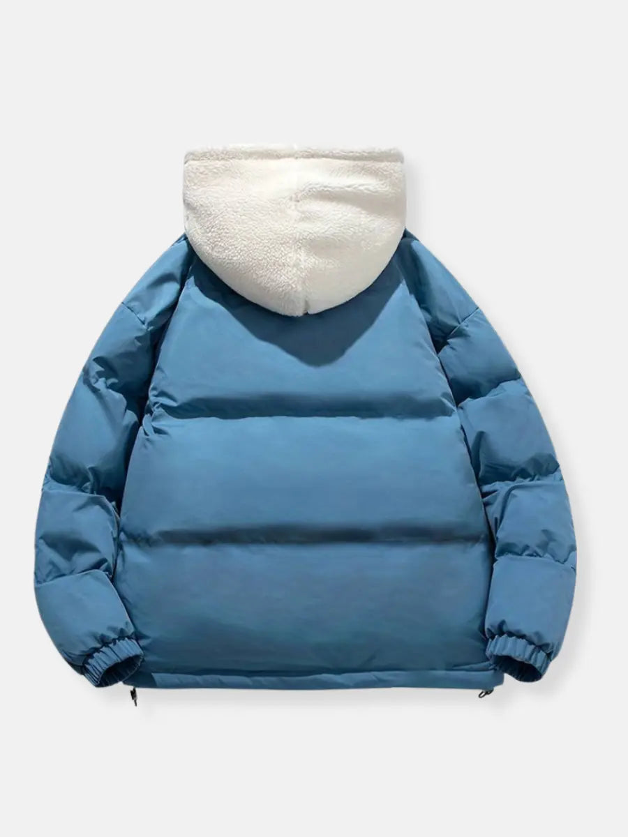 Comfortable & warm women's luxury puffer, essential outerwear for the winter season.
