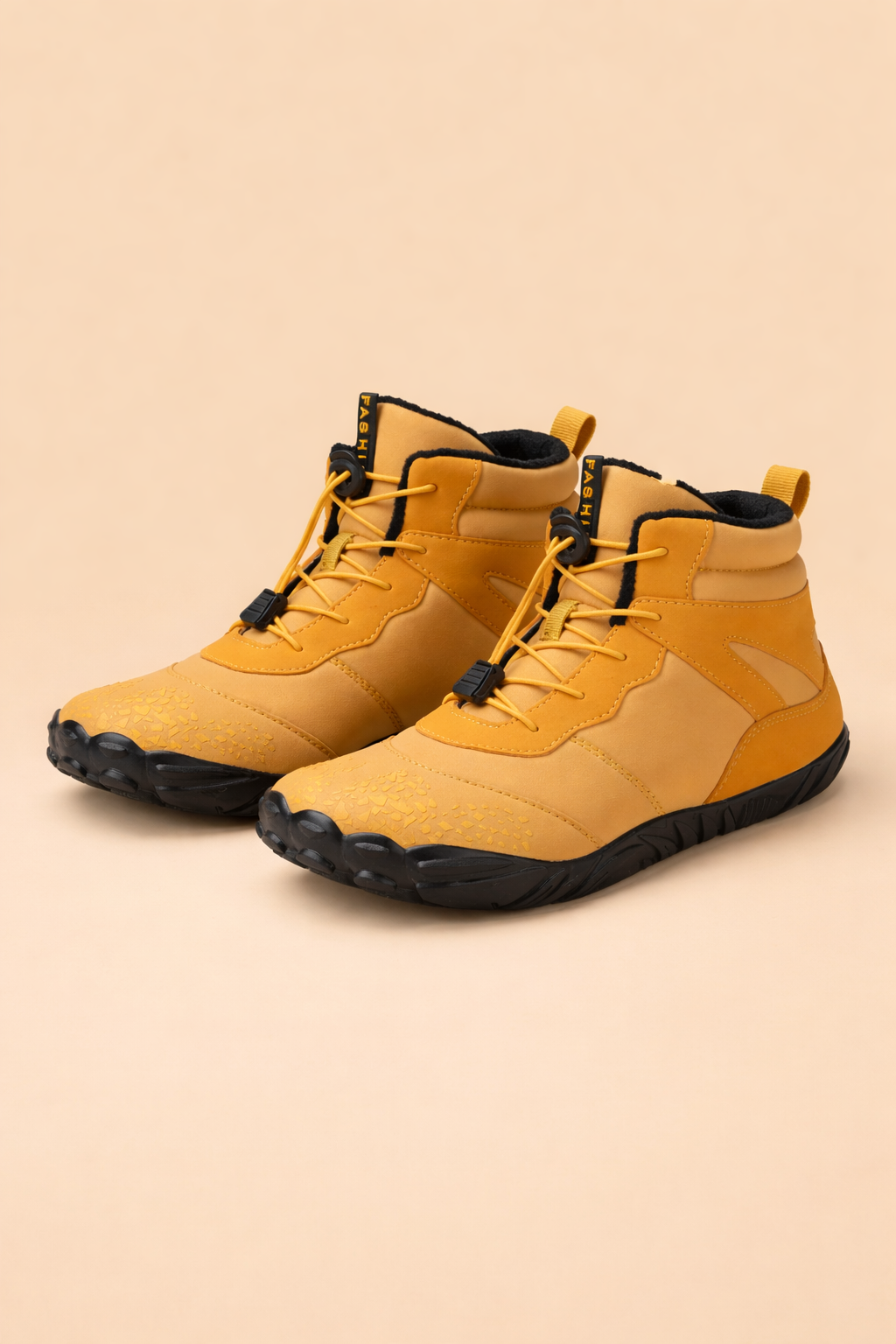 Modern ladies' waterproof winter boots. Barefoot comfort, flexible sole, ideal for casual and outdoor wear.