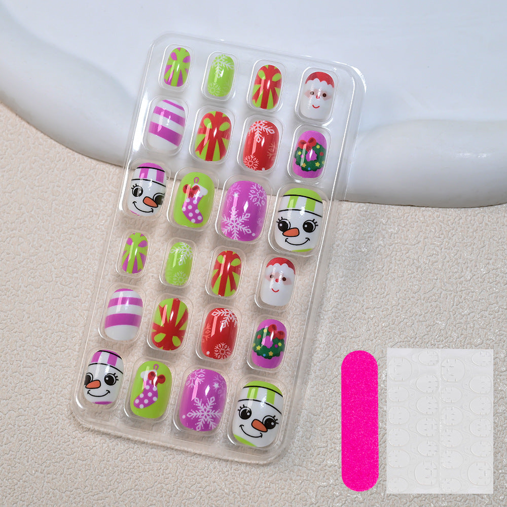 Press-on nails for summer accessories, ocean themed with shimmering blue, white shells, and delicate art.
