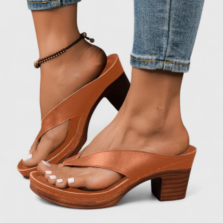 Comfortable fashion heels with arch support, non-slip sole, and stylish design for women.