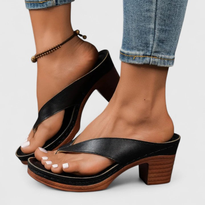 Step into style & comfort with these women's orthopaedic formal heels, featuring arch support & non-slip grip.