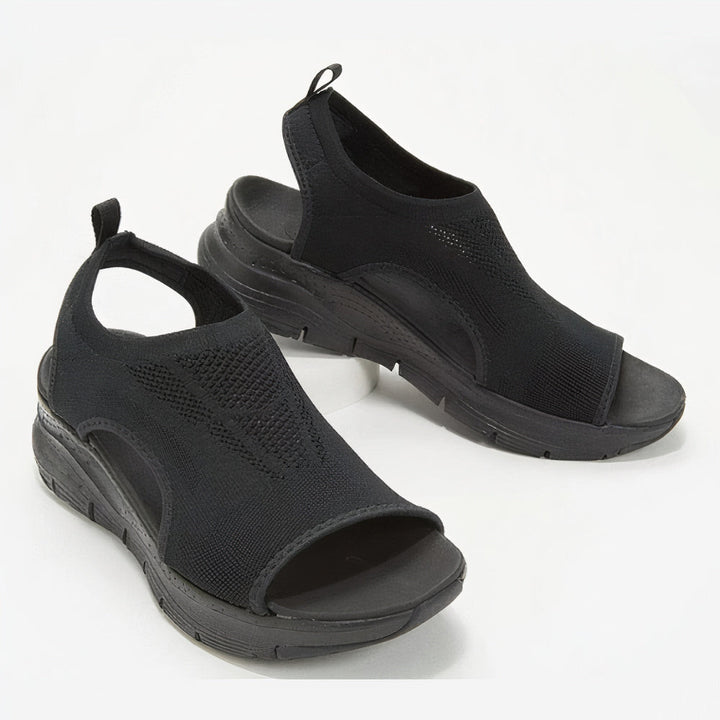 Elegant women's orthopaedic summer sandals, perfect lightweight casual footwear for daily comfort.