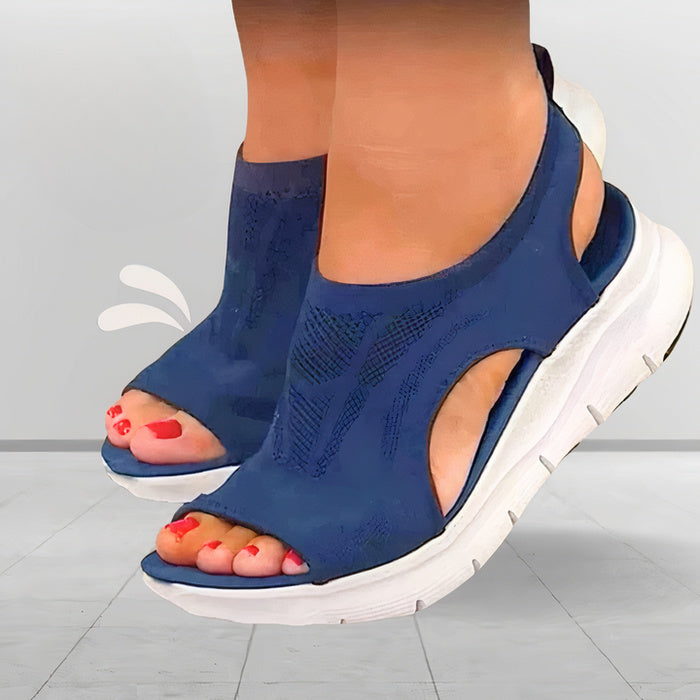 Supportive women's orthopaedic sandals for foot health, comfortable everyday summer casual wear.