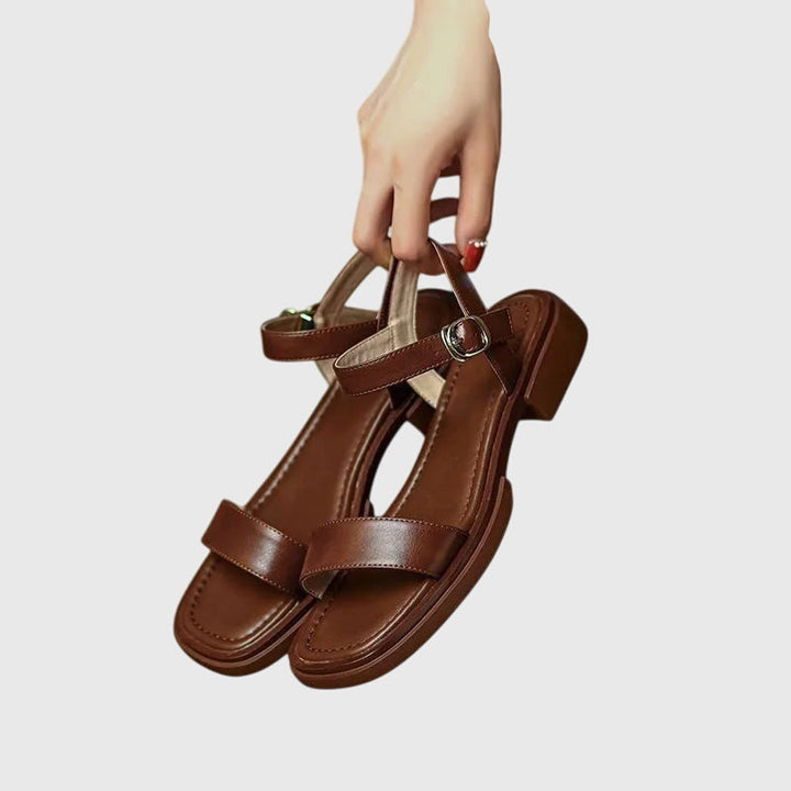 Orthopaedic women's sandals, providing excellent arch and foot support for comfortable walking and everyday wear.