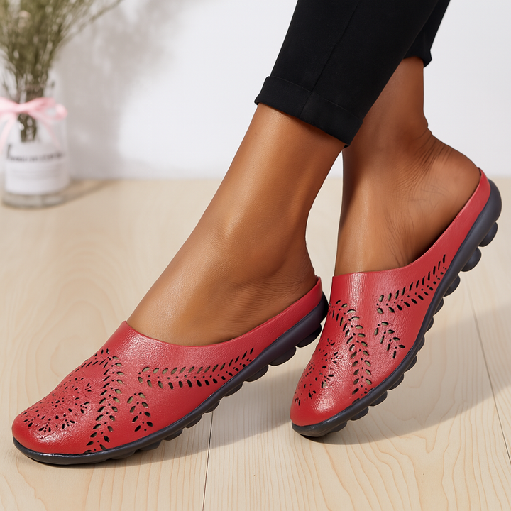 Comfortable women's walking sandals, orthopaedic design with arch support for active summer days.