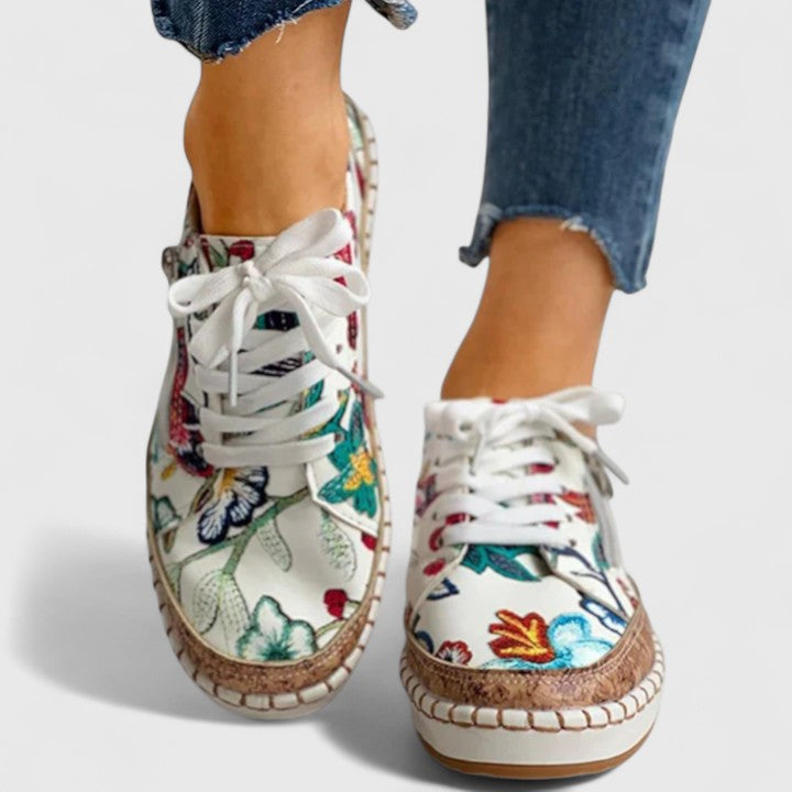 Ergonomic women's orthopaedic slip-on shoes, designed for comfort, easy daily wear & supportive walking.
