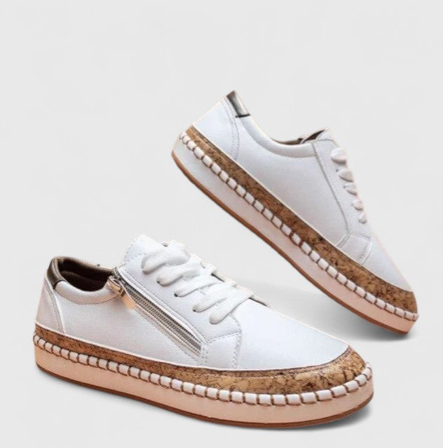 Women's orthopaedic comfort slip-on shoes, offering arch & foot support for casual, flexible, and comfortable daily walking.