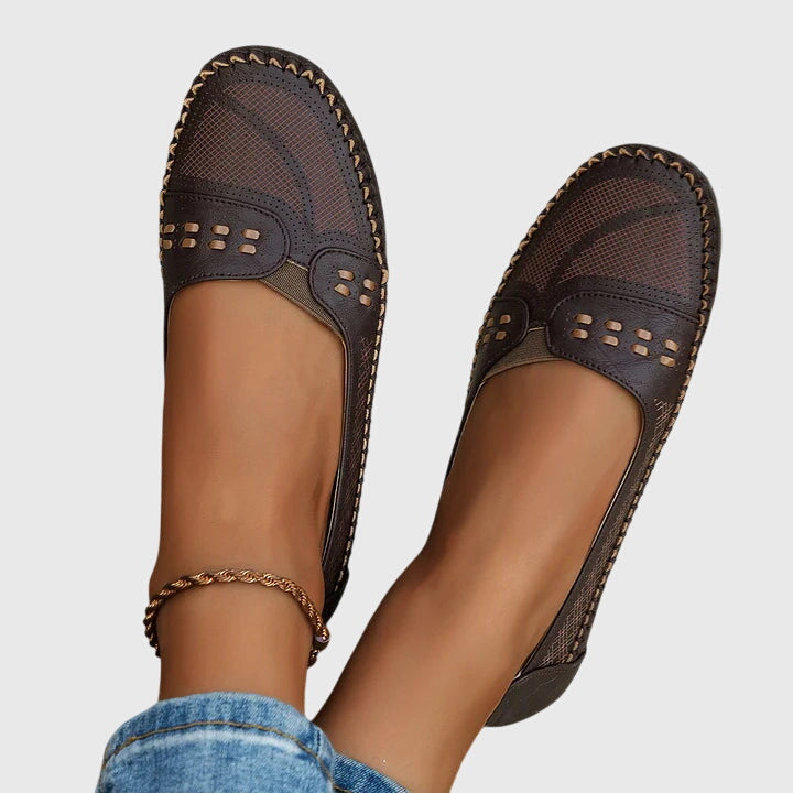 Women's comfort slip-on loafers, featuring a flexible sole and cushioned interior for all-day wear.