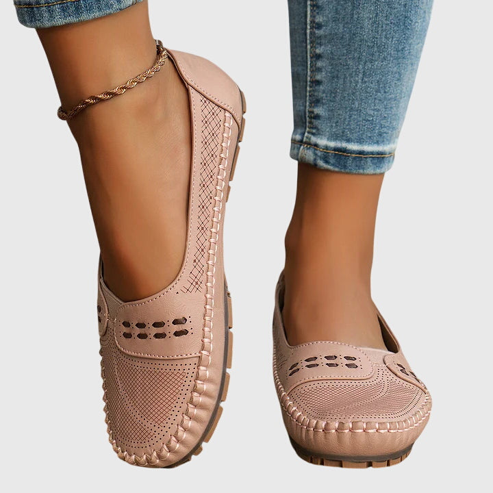 Practical ladies' orthopaedic slip-on shoes, designed for effortless wear & maximum foot support.