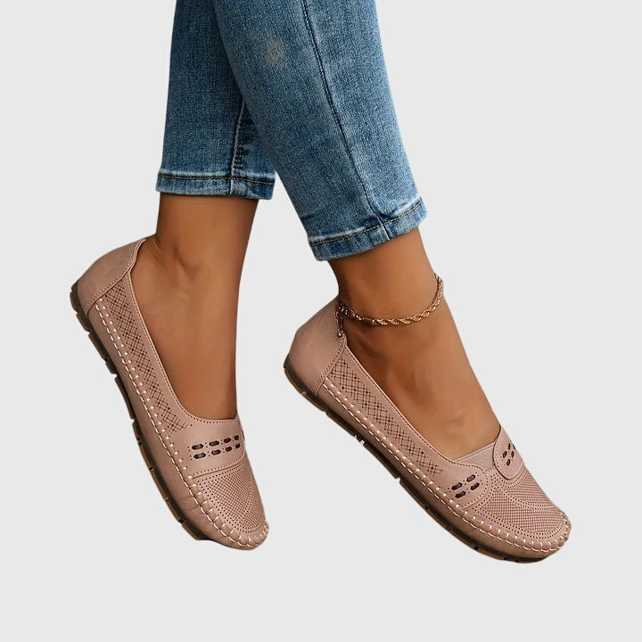 Relaxed fit women's slip-on orthopaedic loafers, ensuring supreme comfort for any casual occasion.