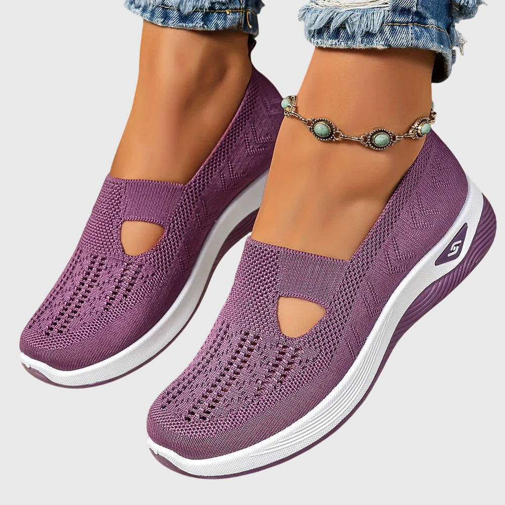 Women's casual slip-on shoes with advanced orthopaedic support for active daily comfort.