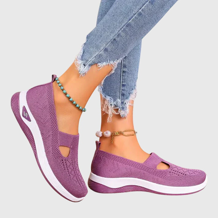 Durable women's walking shoes, offering superior foot support & comfort for all-day wear and active use.