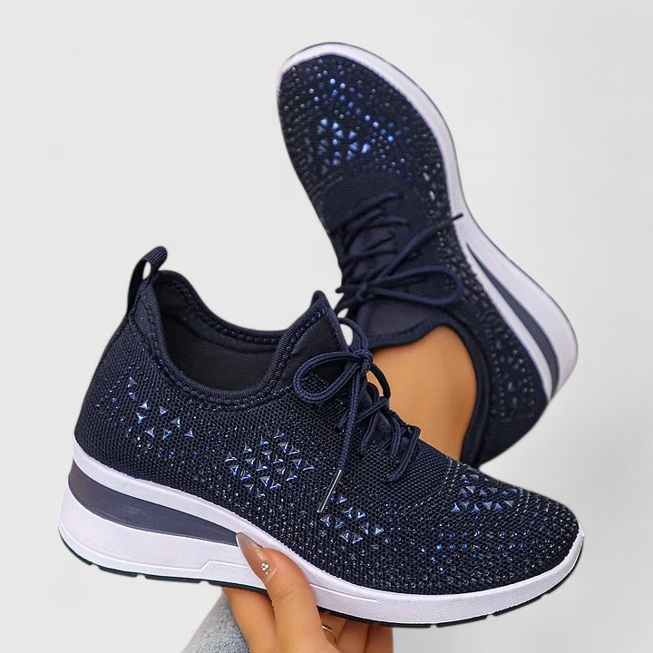 Women's supportive footwear; orthopaedic design for lasting comfort during walking & everyday wear.