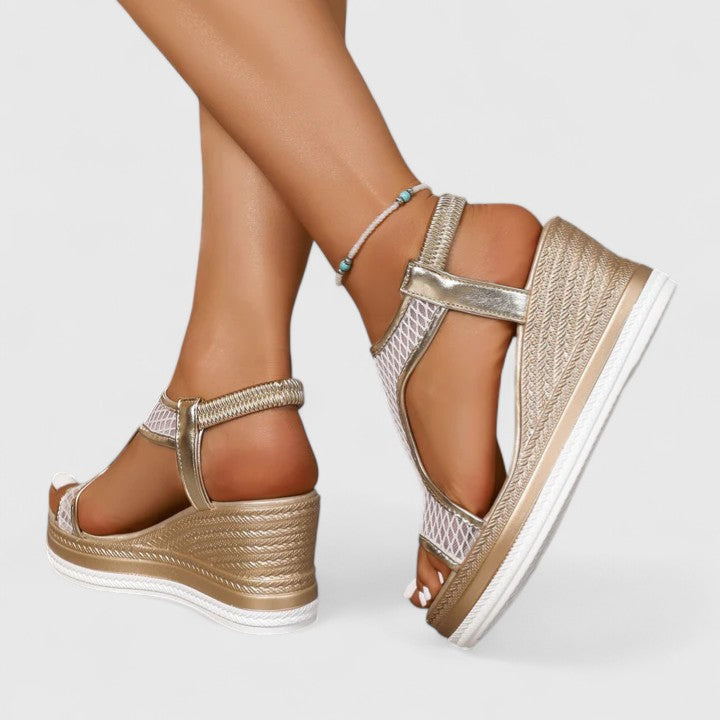 Women's orthopaedic wedge sandals for all-day comfort, perfect for supportive casual wear.