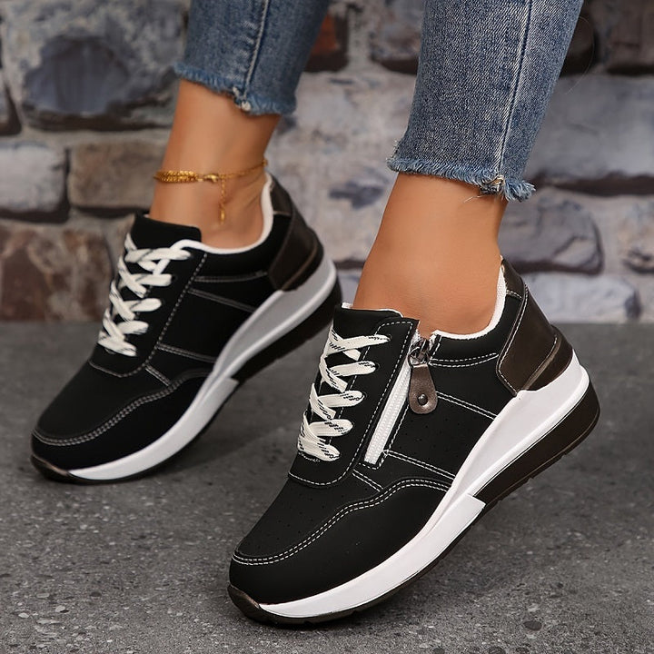 Comfortable women's arch support sneakers, perfect for orthopedic walking and casual daily wear.