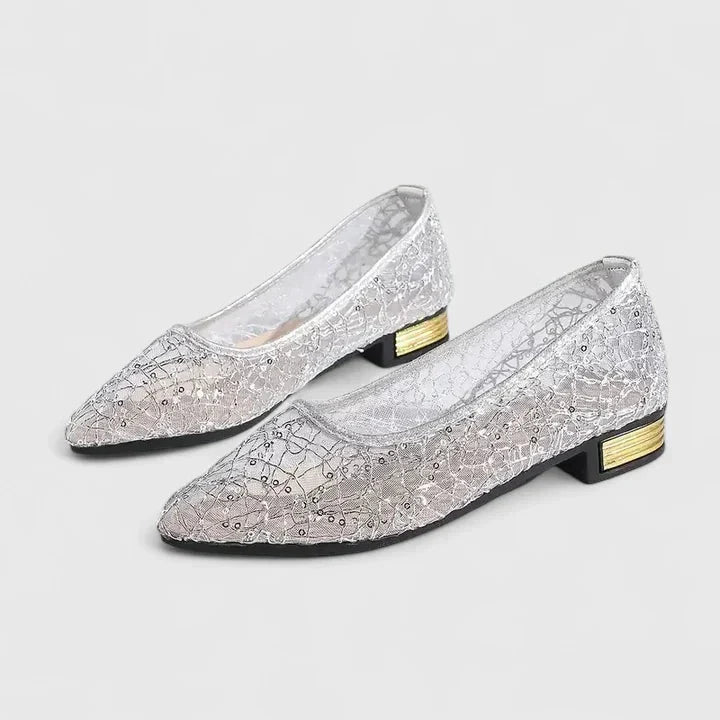 Beige women's comfort loafers with memory foam insoles, perfect for pain-free steps and all-day wear.