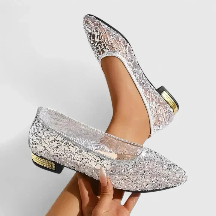 Stylish women's slip-on loafers in white, engineered for ultimate comfort and pain relief with orthopedic design.