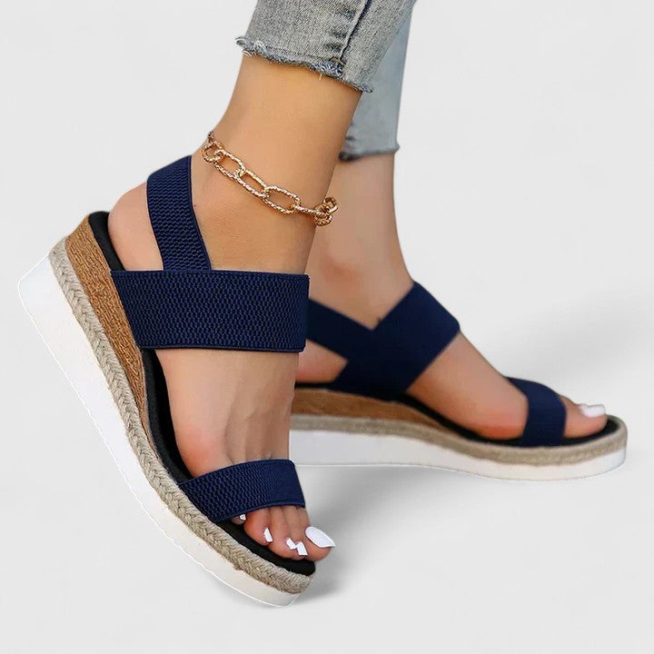 Women's lightweight orthopedic comfort sandals. Adjustable straps for supportive, ergonomic everyday wear.