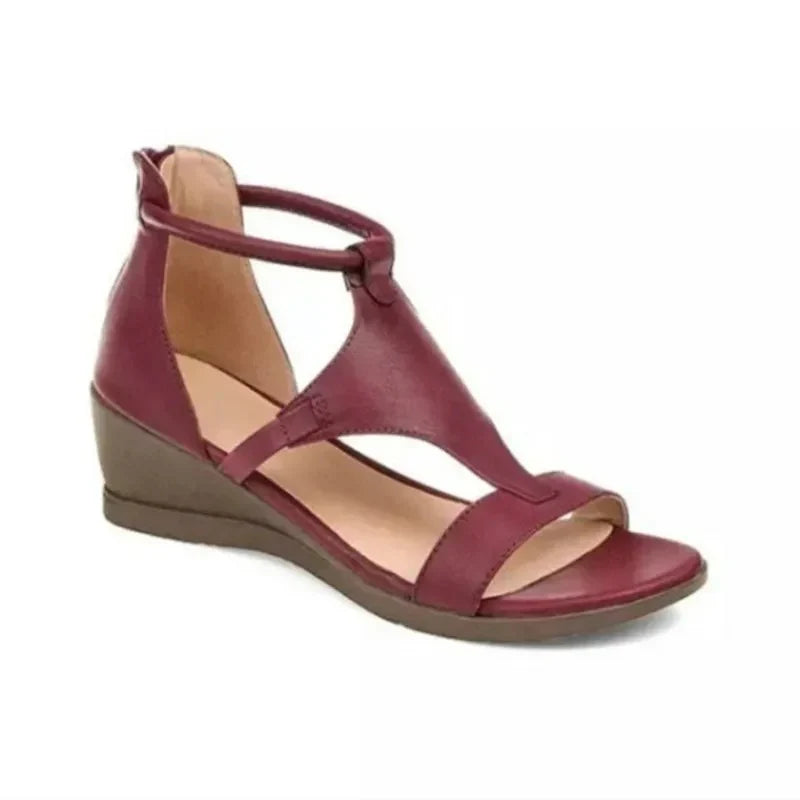 New women's adjustable orthopedic sandals. Comfort footwear with arch support, perfect for casual elegance & foot health.