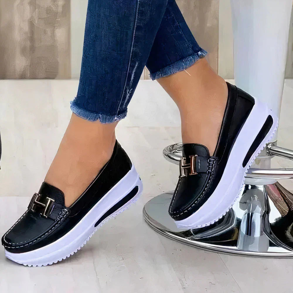 Fashionable women's orthopedic slip-on shoes for ultimate comfort, arch support, and pain relief.