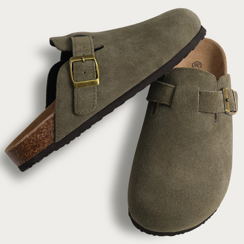 Lightweight women's orthopedic slippers, designed for comfort, arch support, pain relief & easy wear.