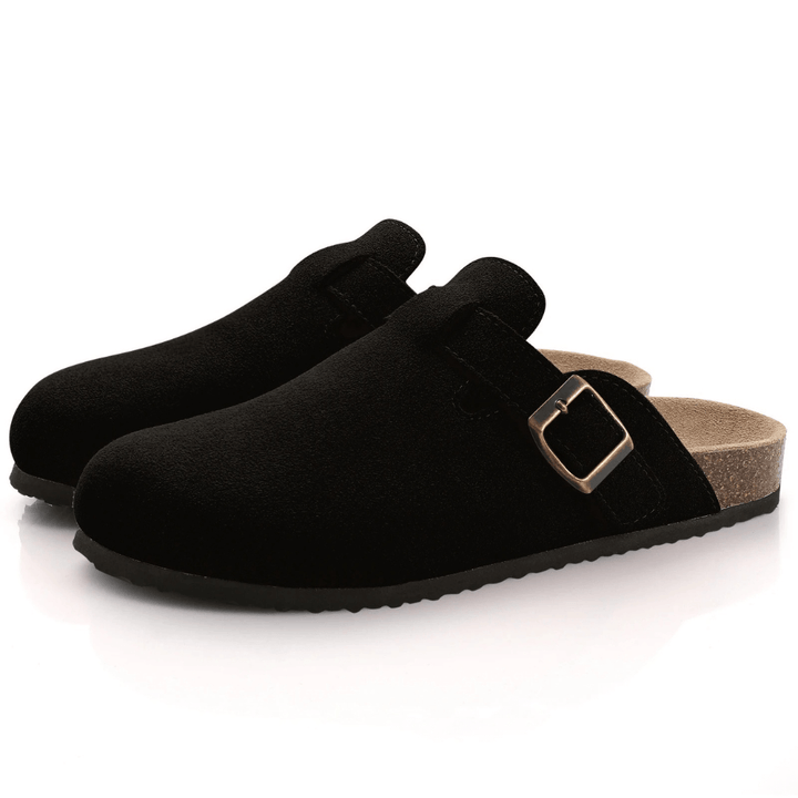 Supportive women's orthopedic slippers, designed for all-day comfort & relief from foot pain.