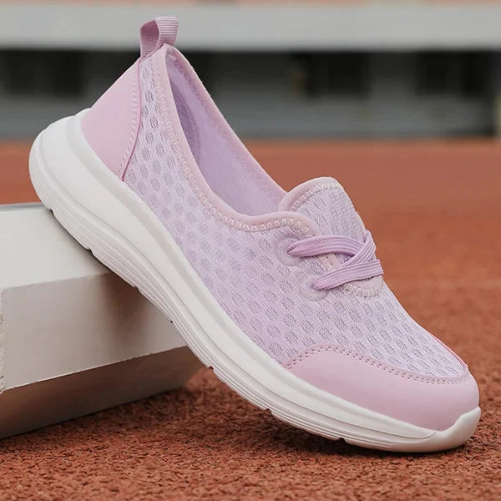 Soft sole orthopedic women's casual footwear, providing all-day comfort & essential foot support for walking.