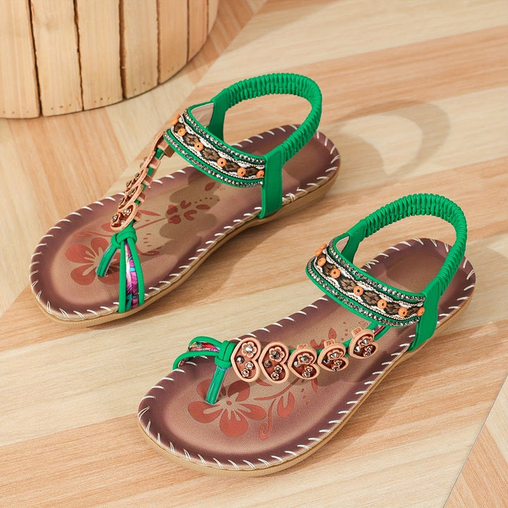 Versatile women's orthopedic flat ankle strap sandals, great for casual wear, comfort, and foot support.