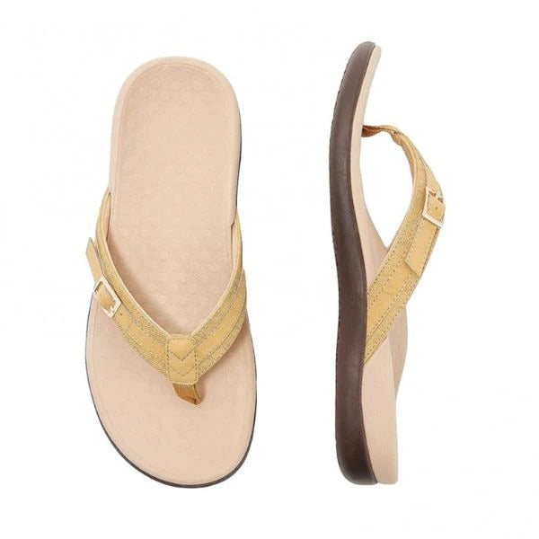 New women's orthopedic flip-flops, arch support for comfortable & stylish summer footwear.