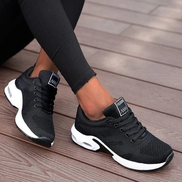 Cushioned women's orthopedic walking sneakers. Ultimate comfort & support for daily wear, casual, and athletic use.