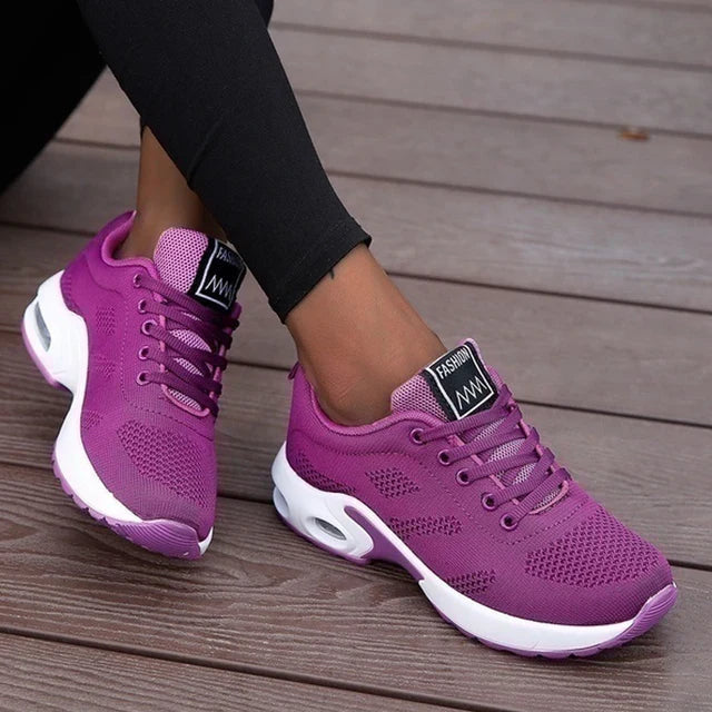 Women's athletic orthopedic walking sneakers. Lightweight, comfortable, and supportive for sport & everyday activities.