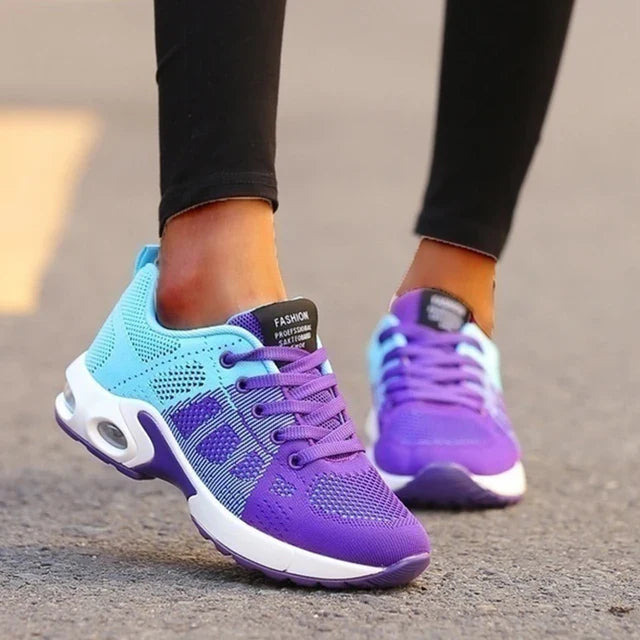 Supportive women's orthopedic walking sneakers with durable sole. Lightweight & comfortable for active daily use.