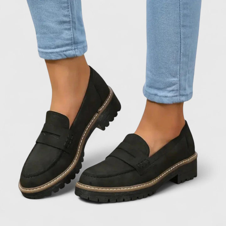 Women's orthopedic loafers, ultimate comfort, arch support. Ideal walking shoes for all-day relief.