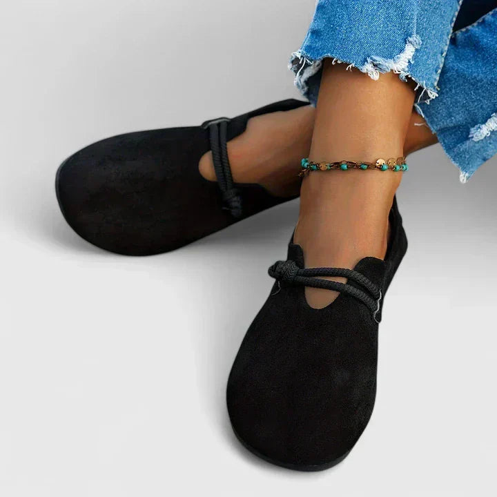 Elegant women's flat loafers. Orthopedic design ensures all-day comfort and support, ideal for casual style.
