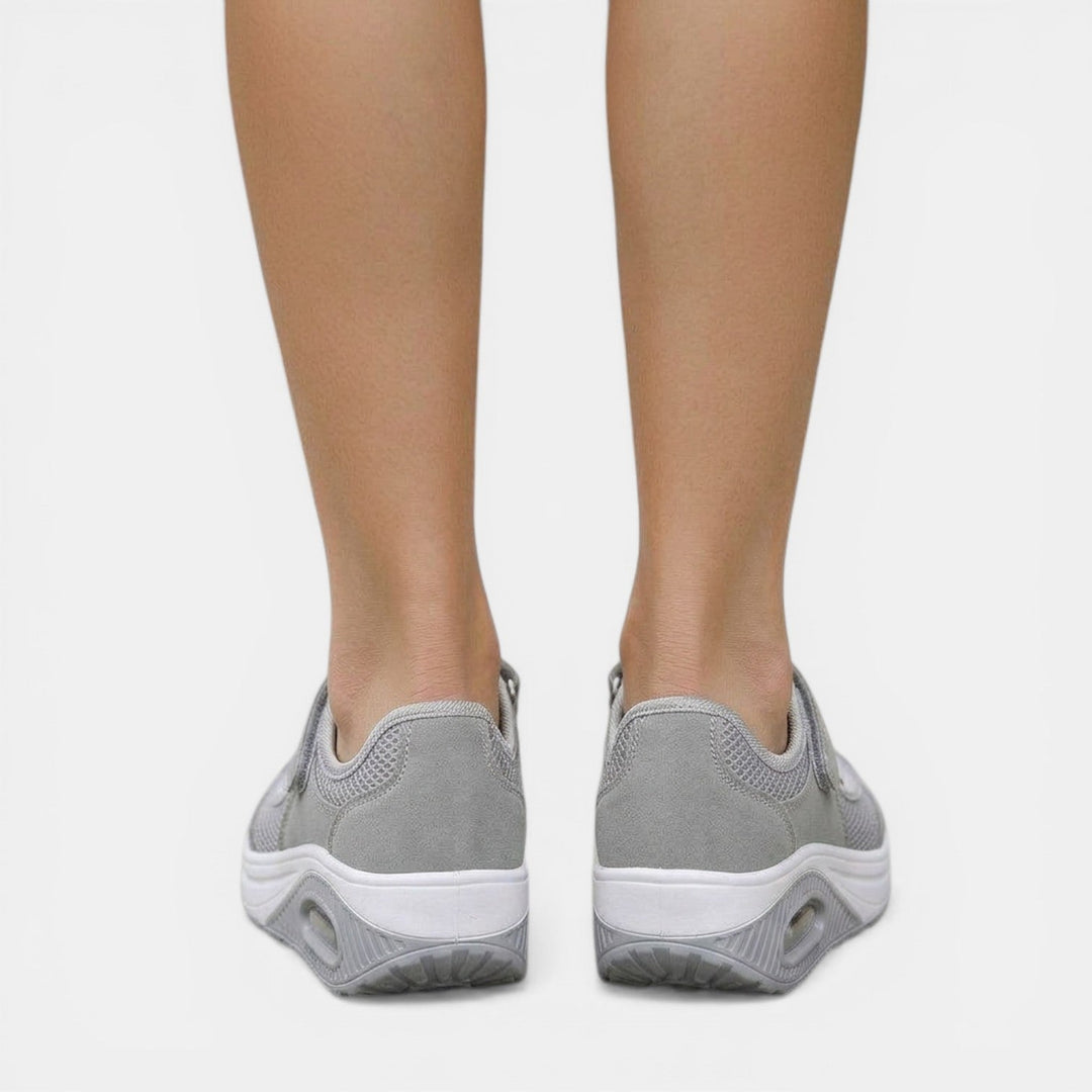 Active support women's orthopedic Mary Jane walking shoes with adjustable strap for ultimate comfort.