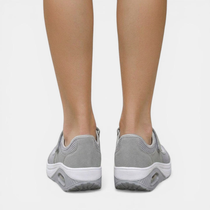 Active support women's orthopedic Mary Jane walking shoes with adjustable strap for ultimate comfort.