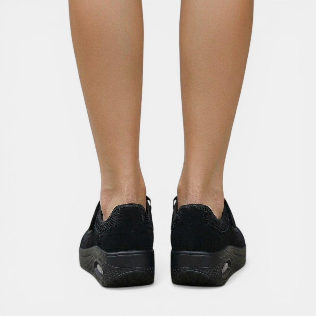Women's orthopedic Mary Jane sneakers with a convenient adjustable strap, ensuring a secure & comfortable fit.