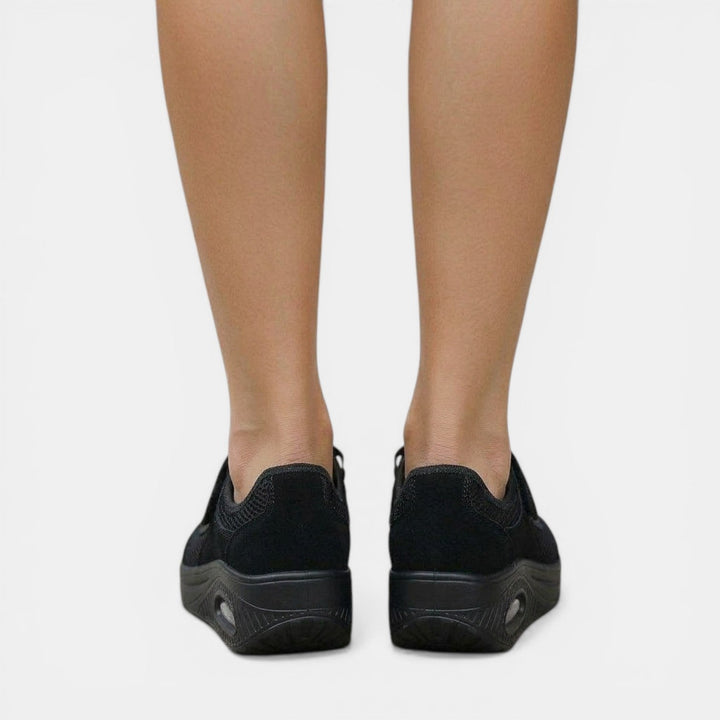 Women's orthopedic Mary Jane sneakers with a convenient adjustable strap, ensuring a secure & comfortable fit.