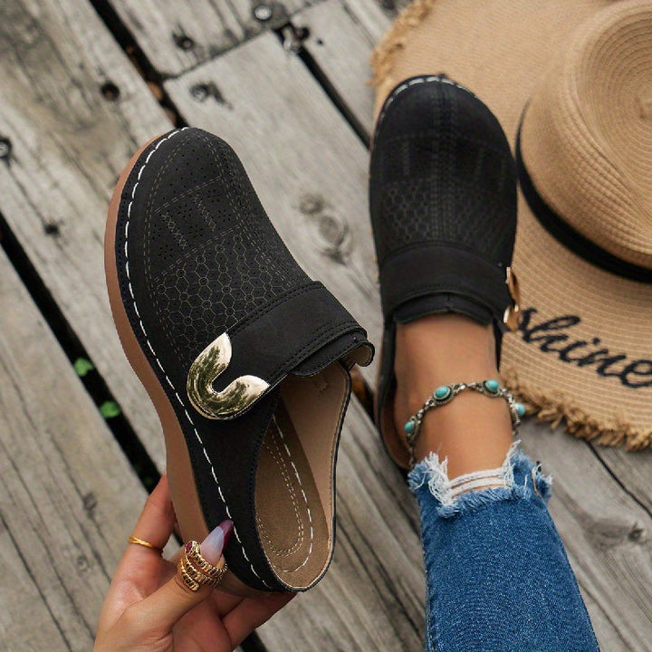 Women's orthopedic non-slip slippers for ultimate all-day comfort & foot support.