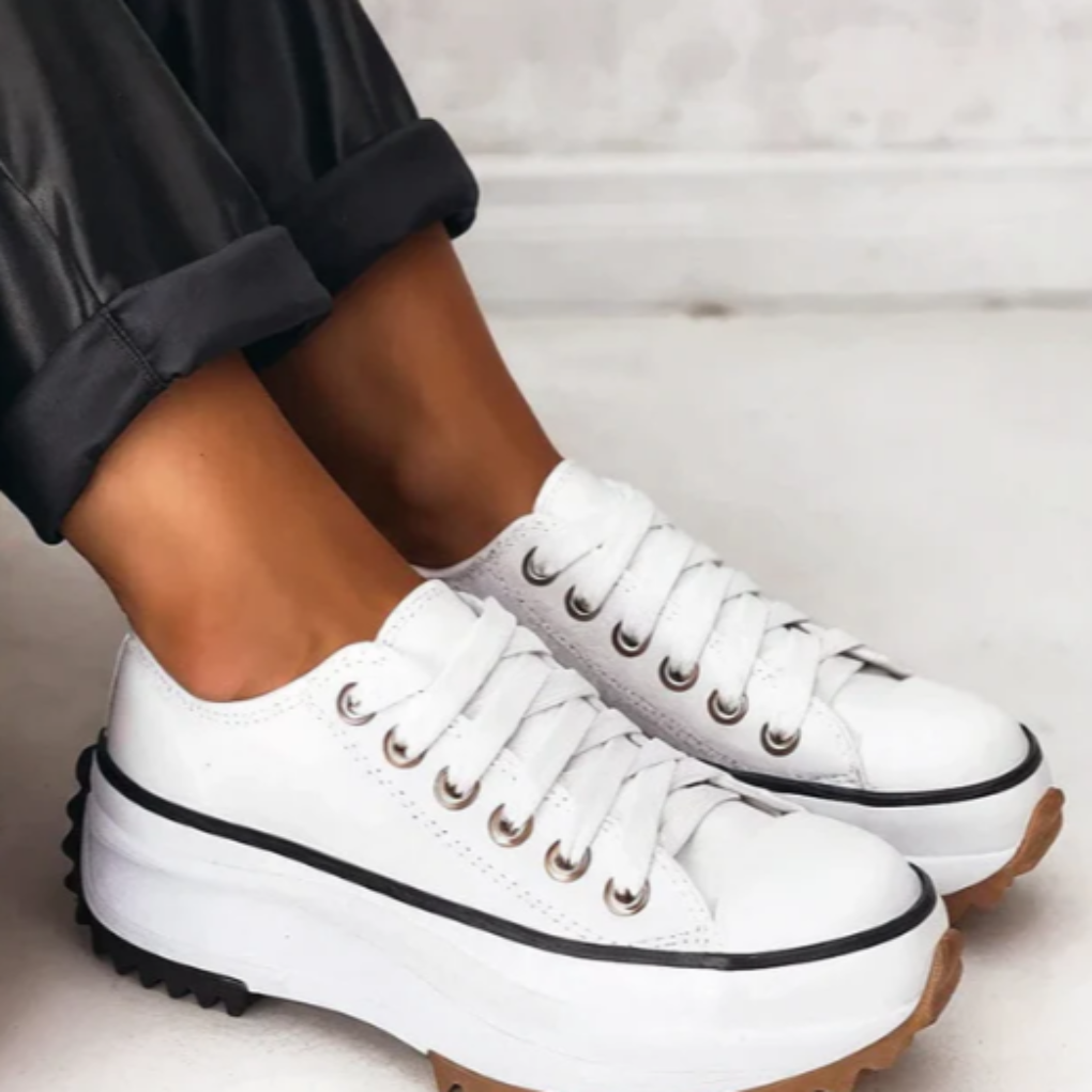 Comfortable women's platform shoes, orthopedic design providing all-day support & style. Ideal casual or formal footwear.