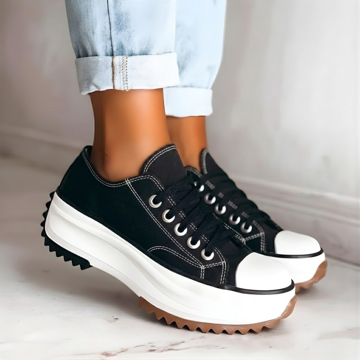 Women's orthopedic platform sneakers, ideal for all-day comfort and support.