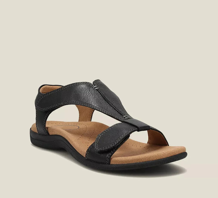 Women's summer sandals featuring advanced arch support & adjustable straps for ultimate foot wellness.