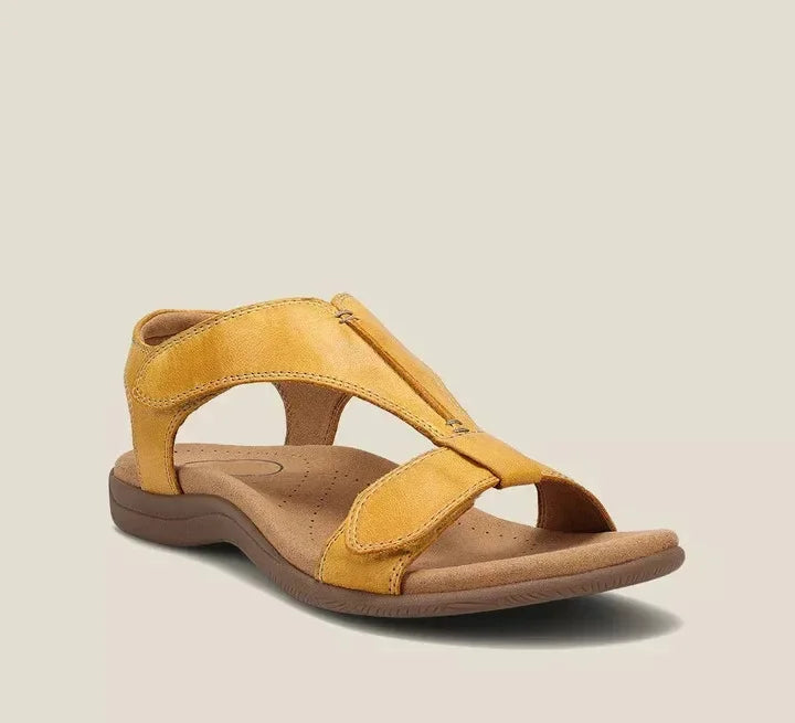 Orthopedic women's sandals offering superior arch support for ultimate comfort during long walks.