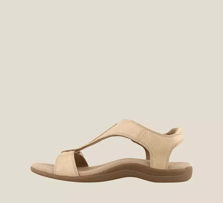 Women's comfortable orthopedic sandals with supportive arch for everyday wear and foot pain relief.